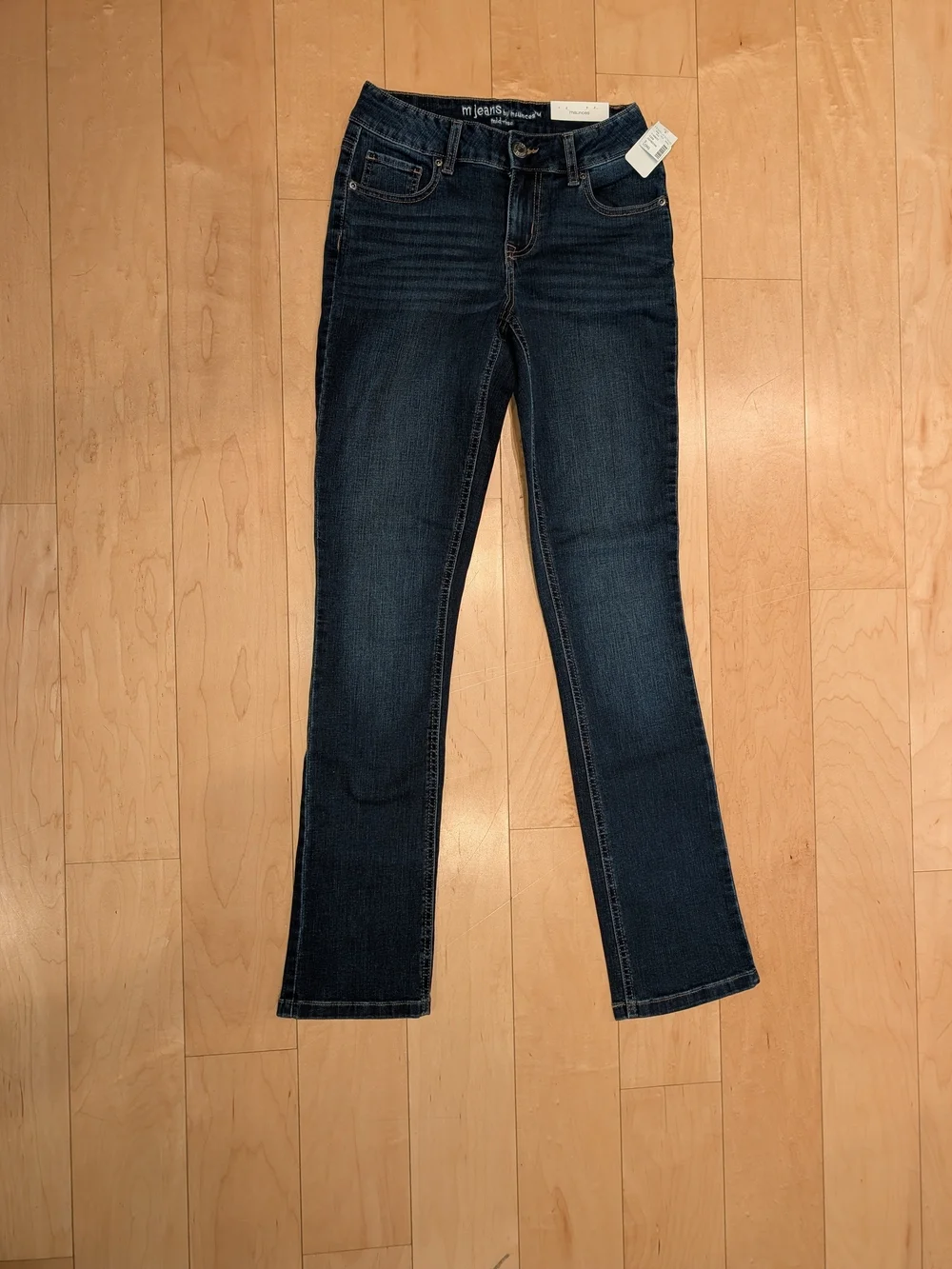 New With Tags Maurice's Dark Blue Women's Slim Bootcut Jeans Size 0 Long